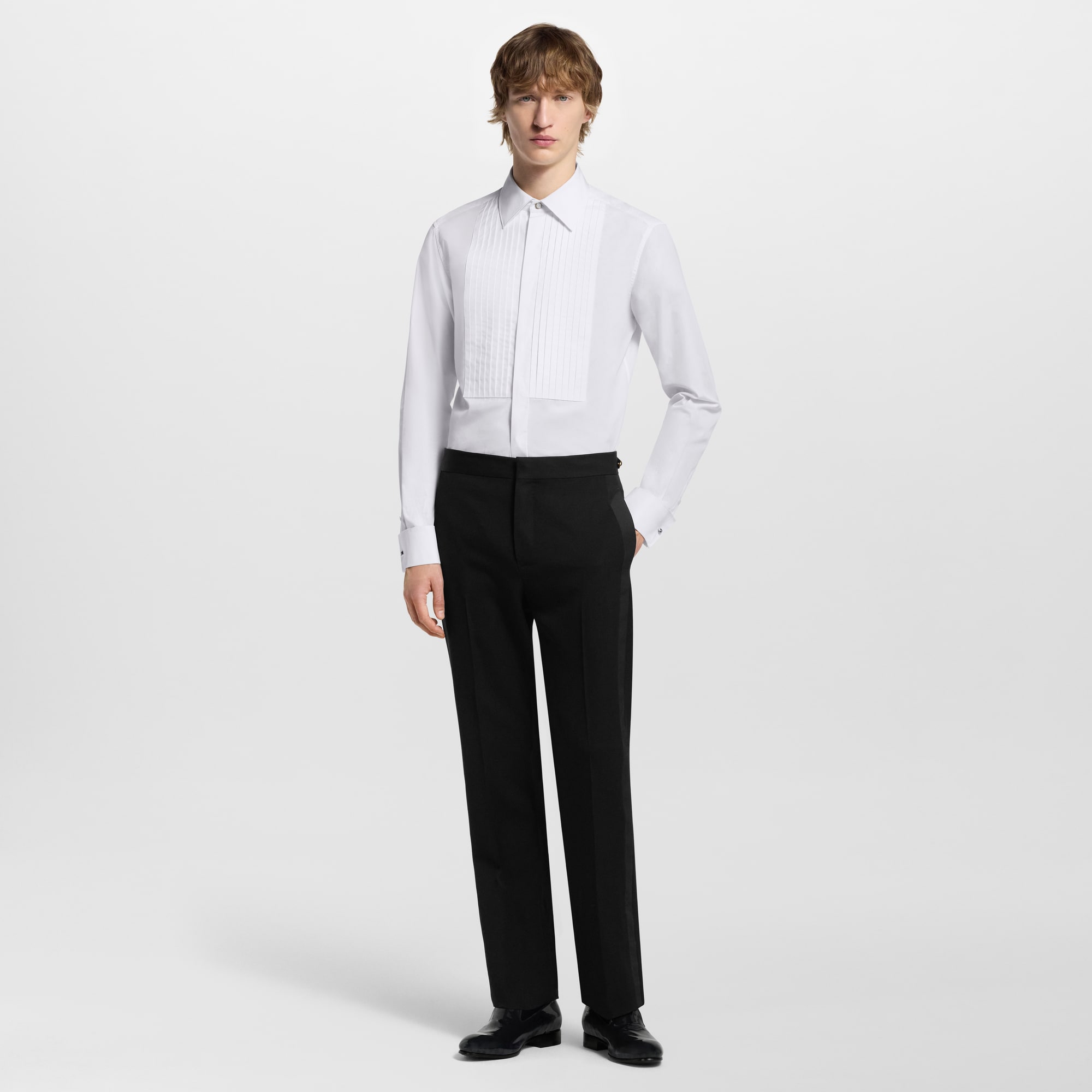 Camicia da sera con corpino anteriore  Uomo Abbigliamento Camicie | LOUIS VUITTON (Zoom prodotto)