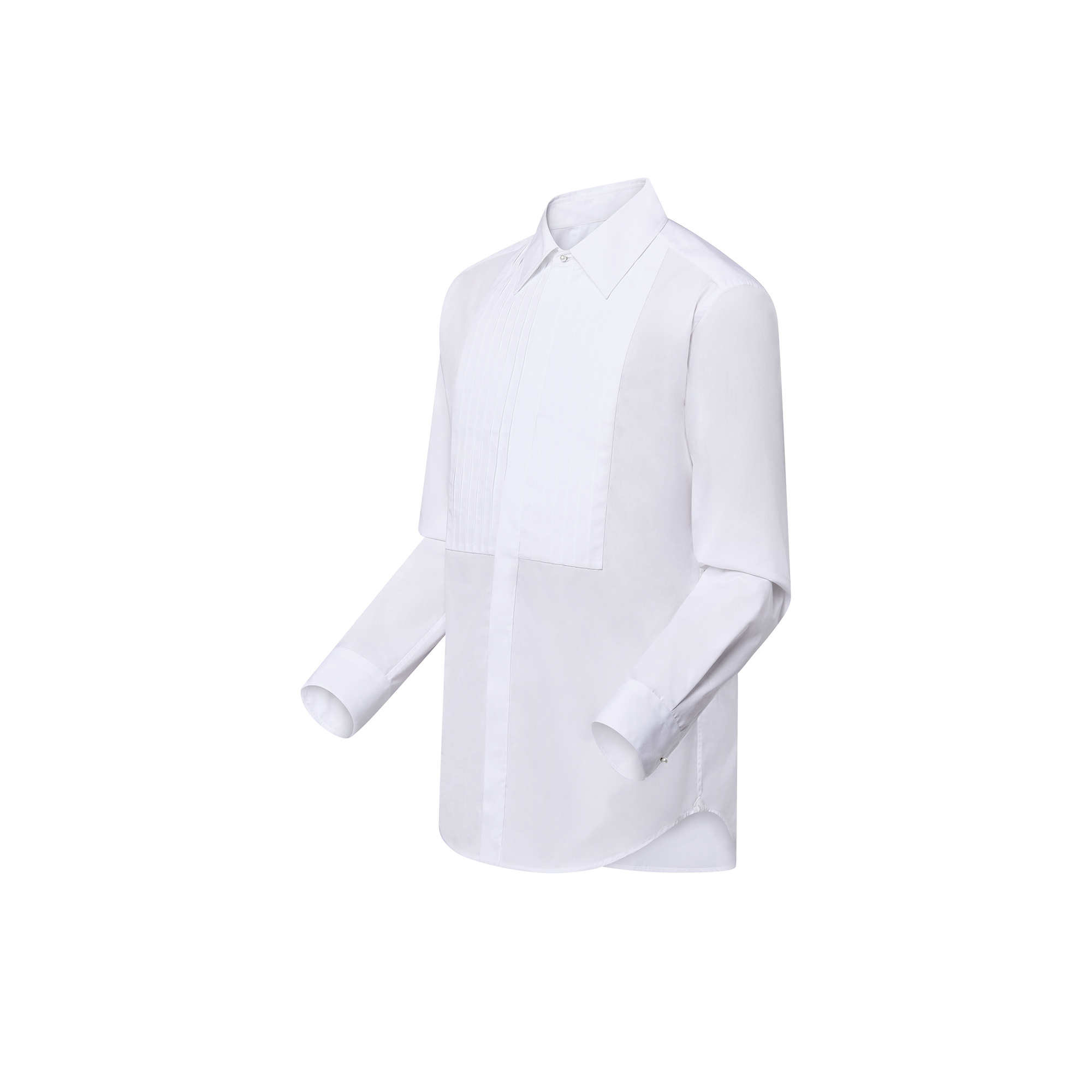 Camicia da sera in cotone con dettaglio anteriore  Uomo Abbigliamento Camicie | LOUIS VUITTON (Zoom prodotto)