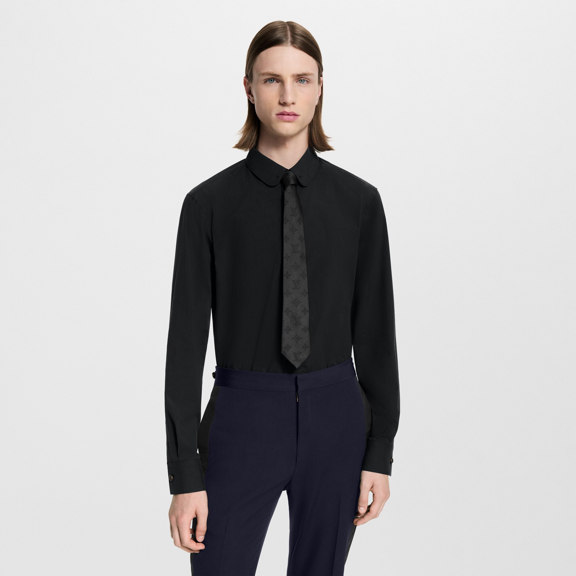 Camicia da sera in misto seta  Uomo Abbigliamento Camicie | LOUIS VUITTON (Zoom prodotto)