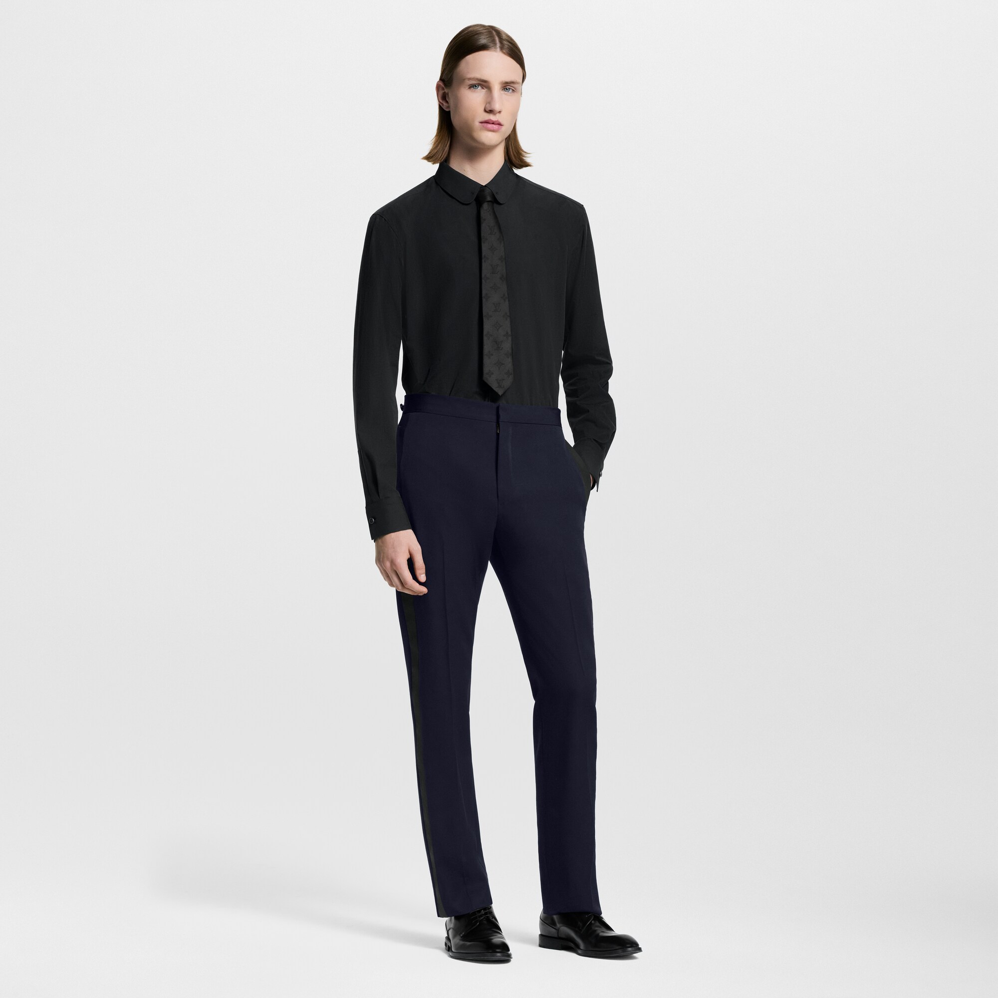 Camicia da sera in misto seta  Uomo Abbigliamento Camicie | LOUIS VUITTON (Zoom prodotto)