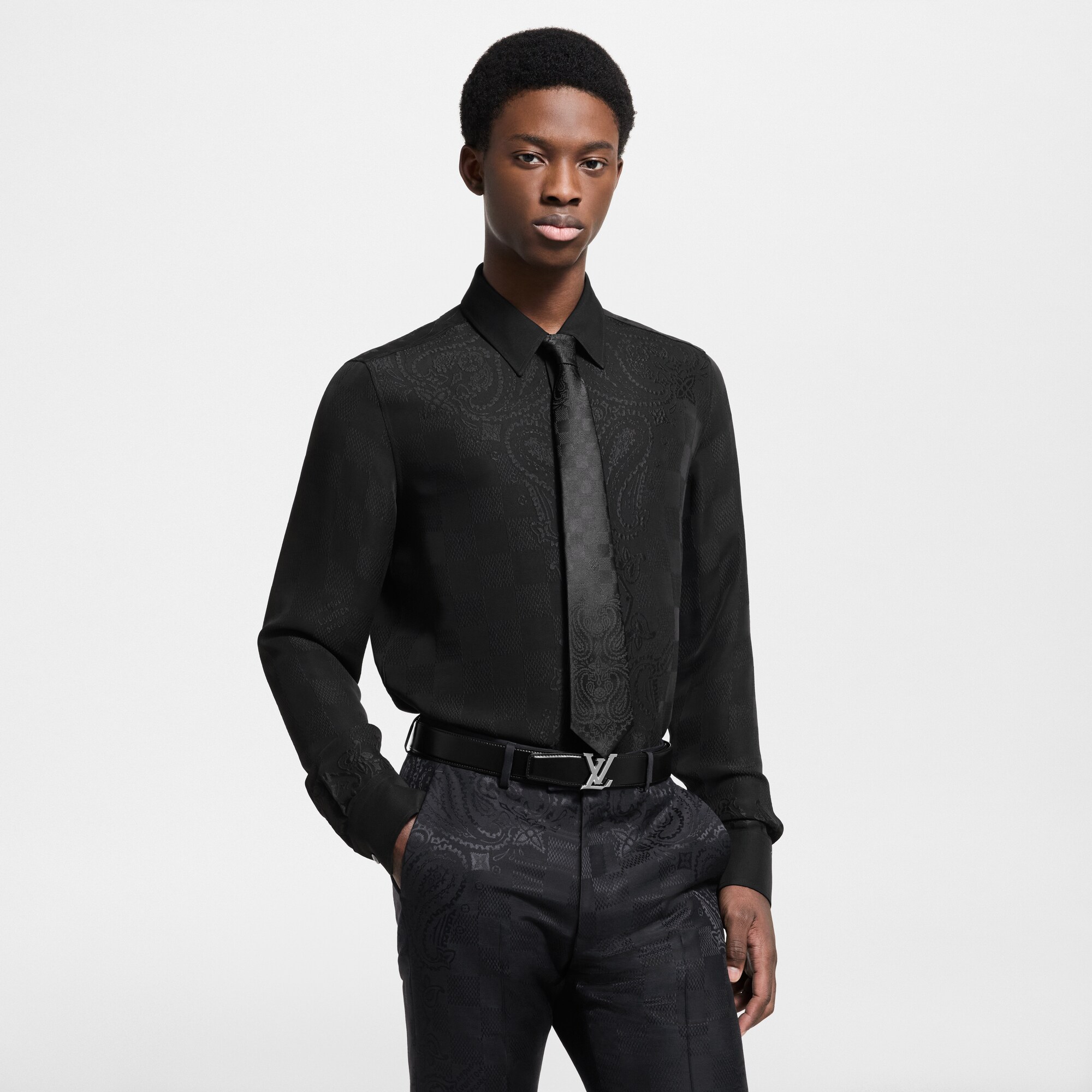Camicia da sera in seta  Uomo Abbigliamento Camicie | LOUIS VUITTON (Zoom prodotto)
