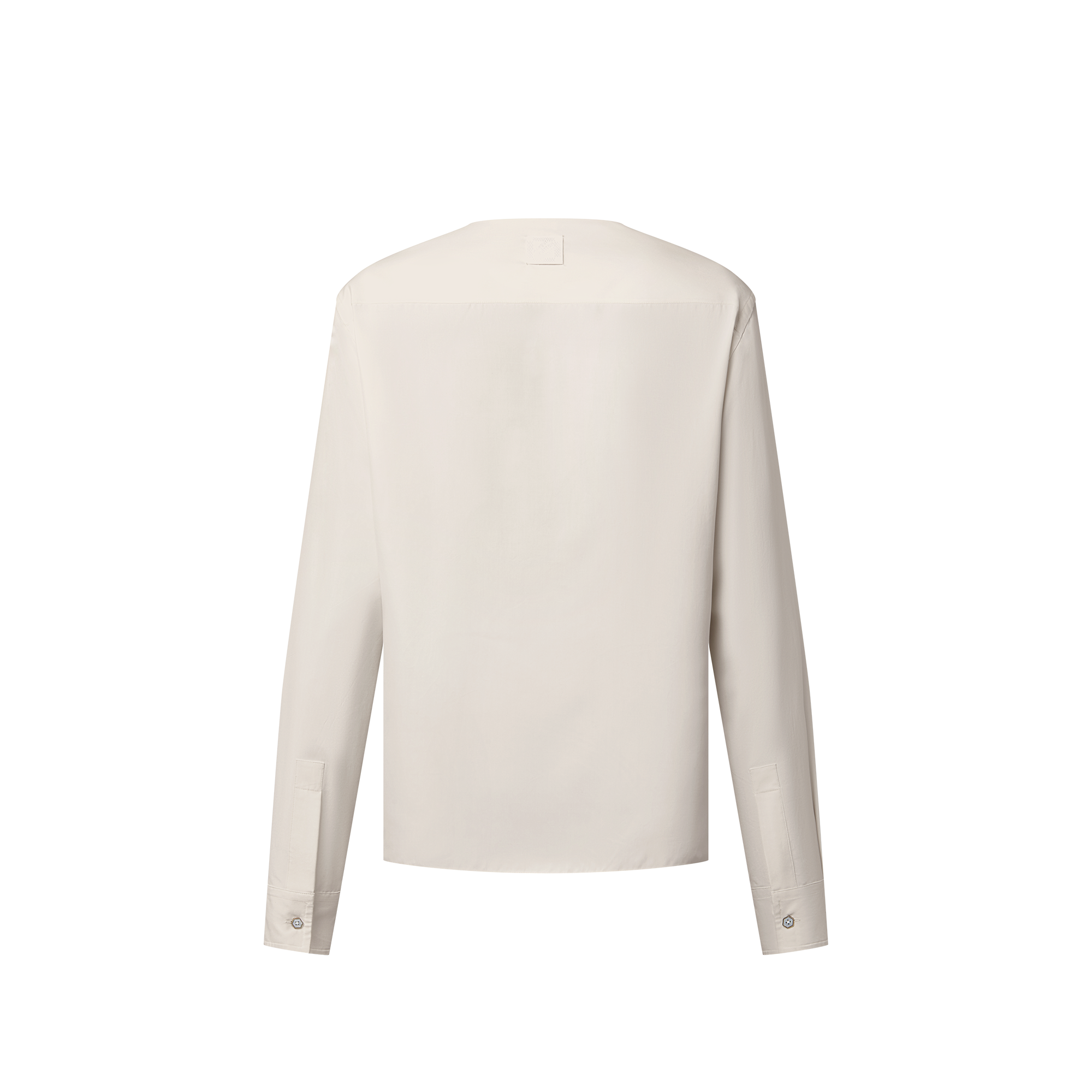 Camicia da sera in seta senza colletto  Uomo Abbigliamento Camicie | LOUIS VUITTON (Zoom prodotto)