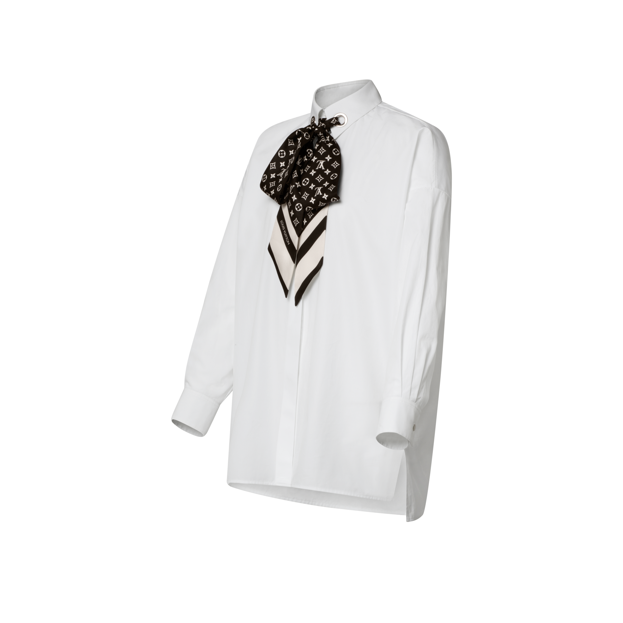 Camicia e foulard con motivo Monogram  Donna Abbigliamento Camicie e T-Shirt | LOUIS VUITTON (Zoom prodotto)