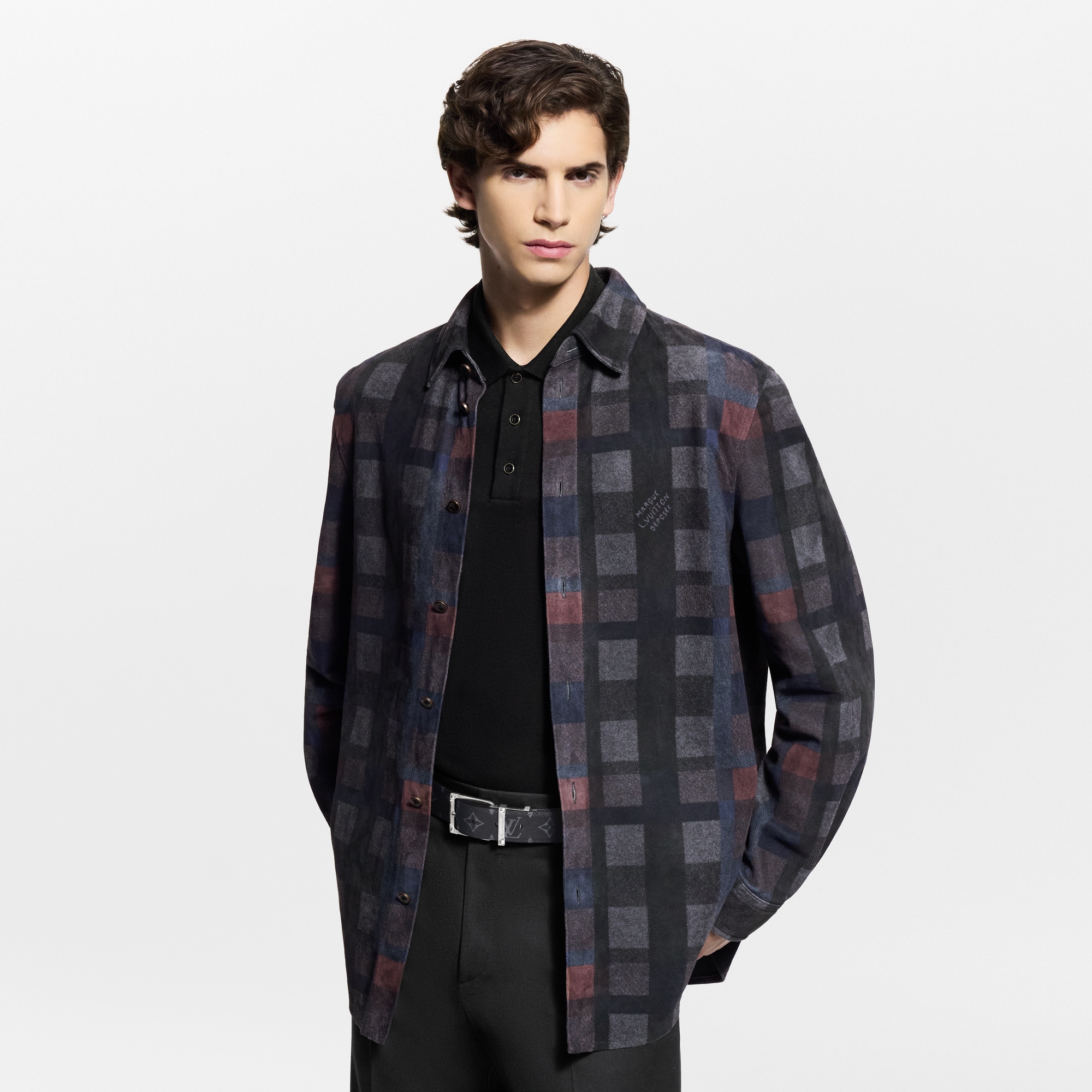 Camicia in pelle con stampa  Uomo Abbigliamento Tutti i Capi di Abbigliamento | LOUIS VUITTON (Zoom prodotto)