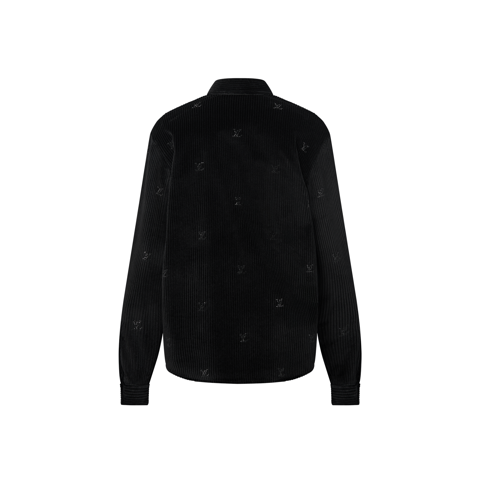 Camicia in velluto a maniche lunghe con firme LV Blason  Uomo Abbigliamento Camicie | LOUIS VUITTON (Zoom prodotto)