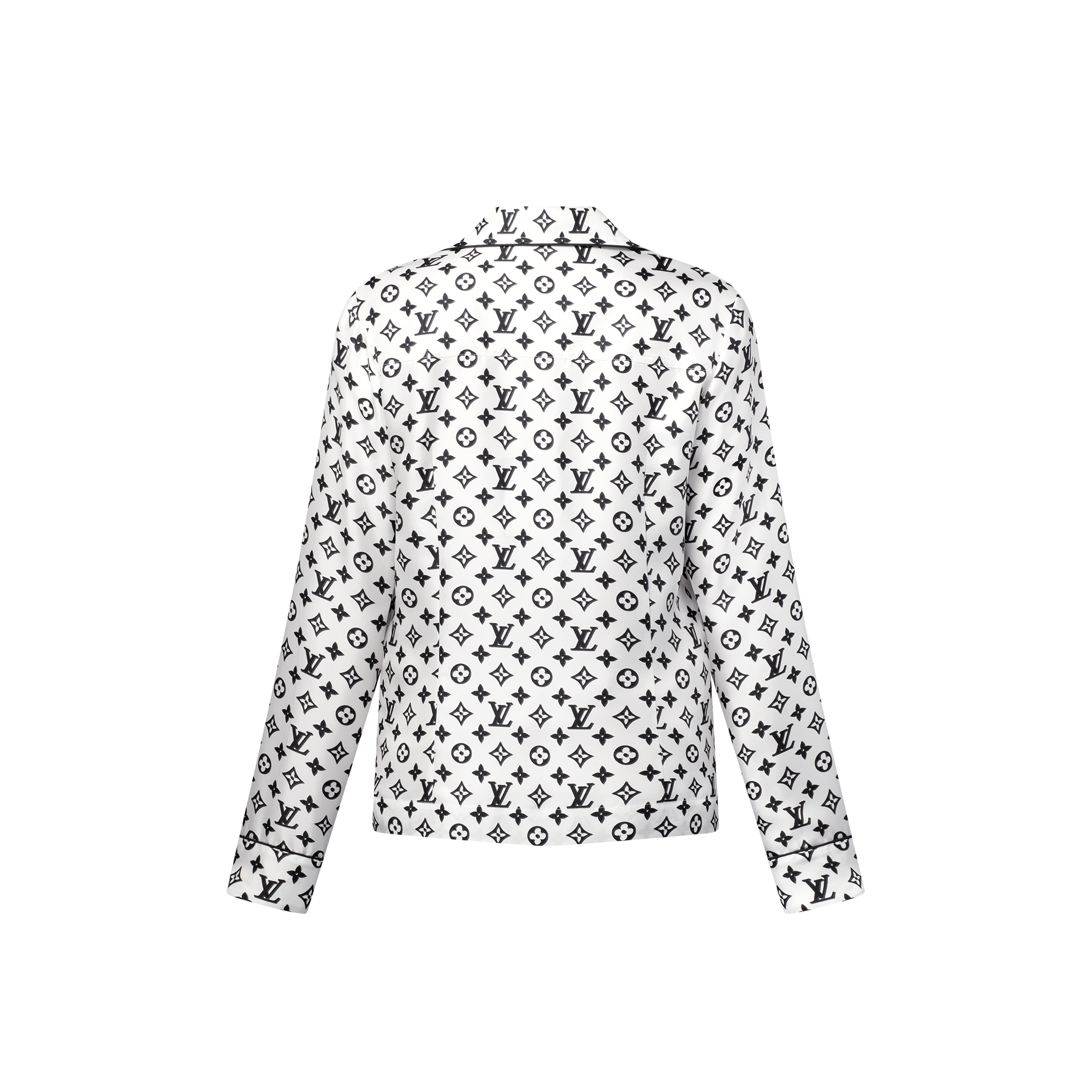 Camicia morbida con motivo Monogram  Donna Abbigliamento Camicie e T-Shirt | LOUIS VUITTON (Zoom prodotto)