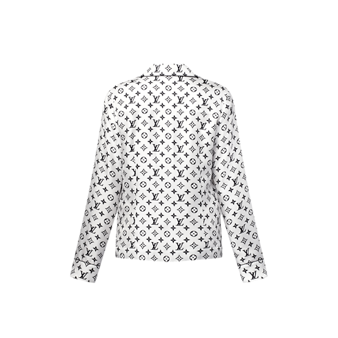 Camicia morbida con motivo Monogram Donna Abbigliamento Camicie e T-Shirt | LOUIS VUITTON (Zoom prodotto)