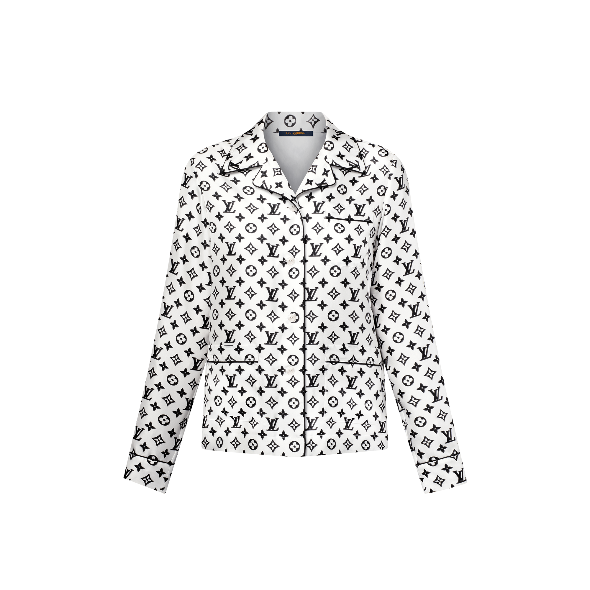 Camicia morbida con motivo Monogram  Donna Abbigliamento Camicie e T-Shirt | LOUIS VUITTON (Zoom prodotto)
