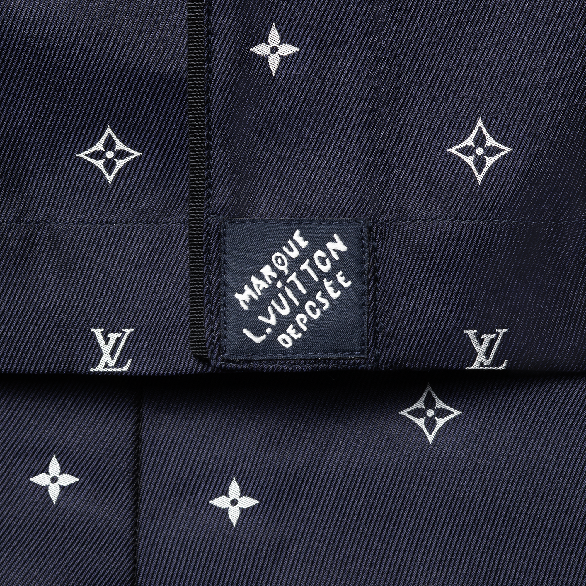 Camicia morbida in seta con motivo Monogram  Uomo Abbigliamento Camicie | LOUIS VUITTON (Zoom prodotto)