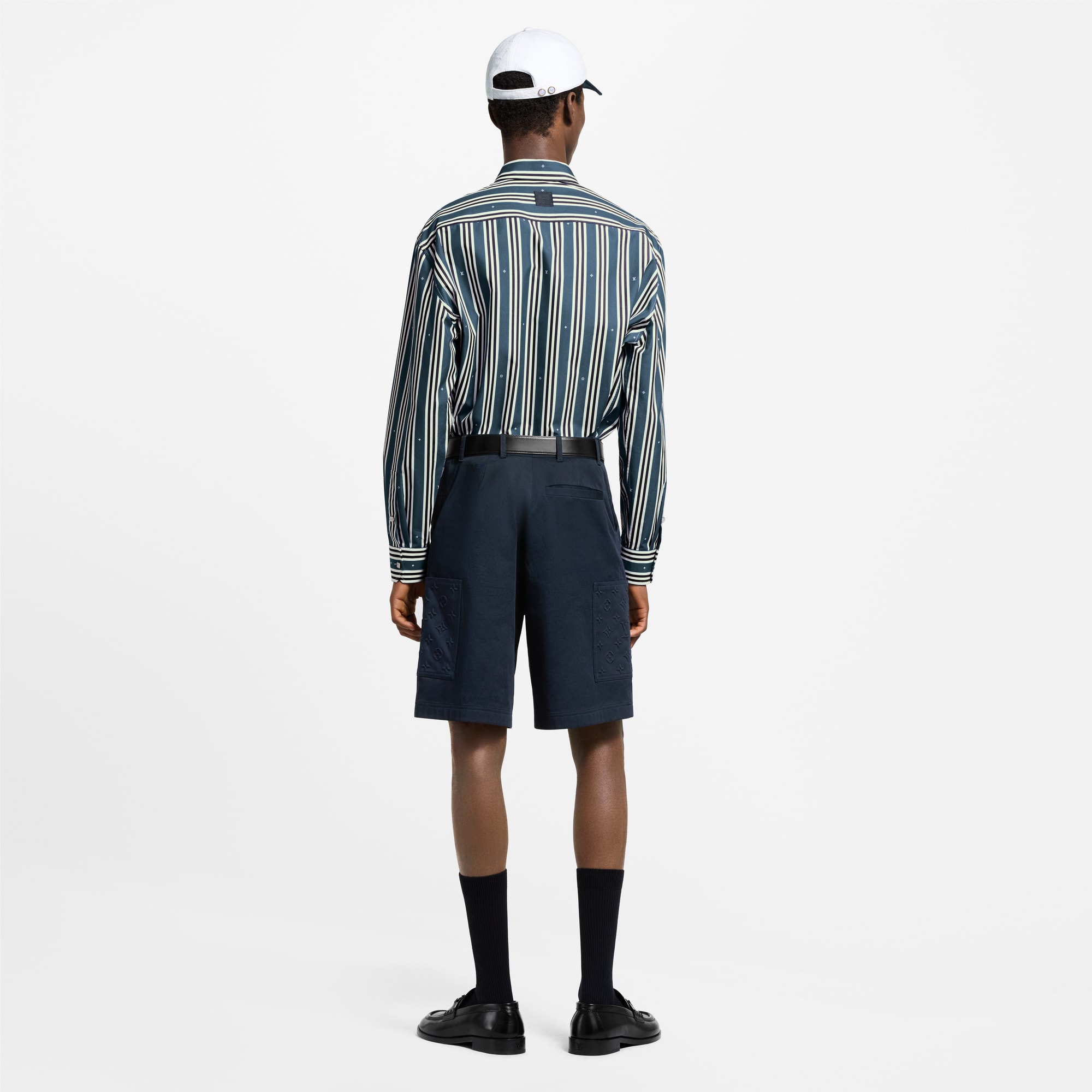Camicia oversize con motivo a righe  Uomo Abbigliamento Camicie | LOUIS VUITTON (Zoom prodotto)