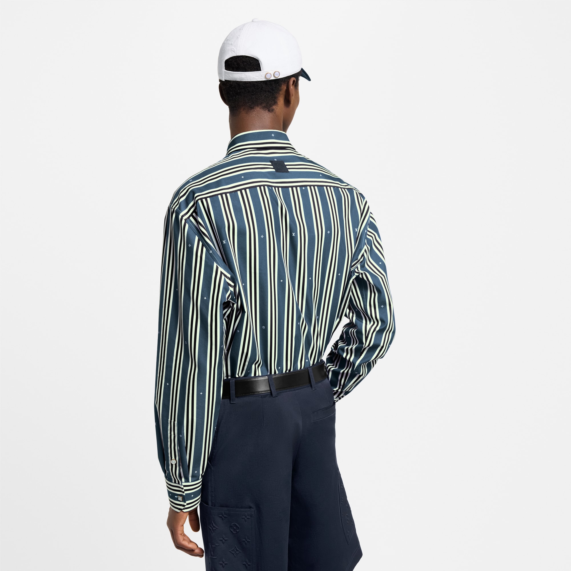 Camicia oversize con motivo a righe  Uomo Abbigliamento Camicie | LOUIS VUITTON (Zoom prodotto)