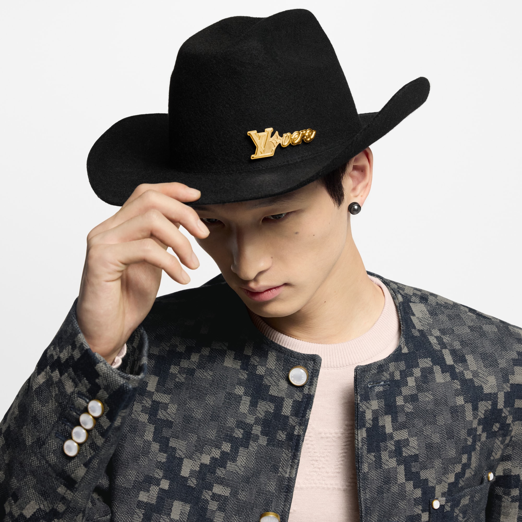 Cappello da cowboy LV Vers S00 Uomo Accessori Cappelli, Berretti e Guanti | LOUIS VUITTON (Zoom prodotto)