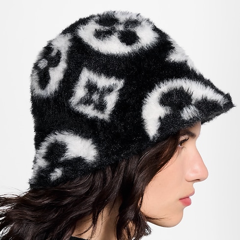 Cappello LV Fluffy Monogram S00 Donna Accessori Cappelli e Berretti | LOUIS VUITTON (Zoom prodotto)