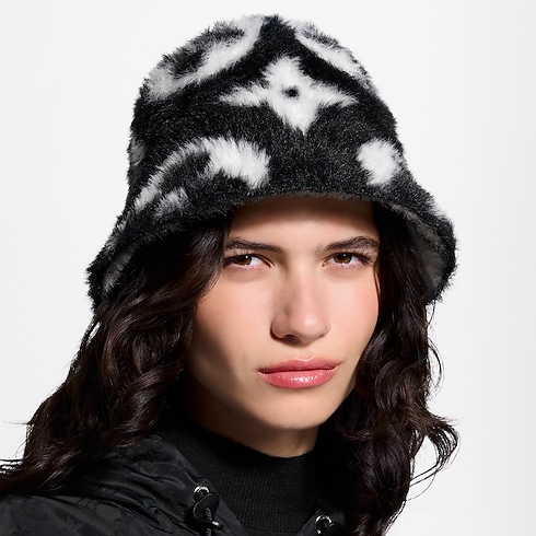 Cappello LV Fluffy Monogram S00 Donna Accessori Cappelli e Berretti | LOUIS VUITTON (Zoom prodotto)