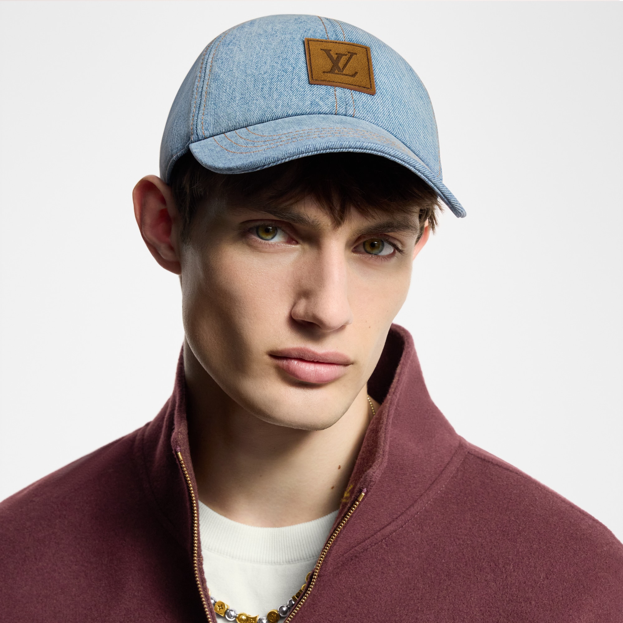 Cappello LV Staples Denim S00 Uomo Accessori Cappelli, Berretti e Guanti | LOUIS VUITTON (Zoom prodotto)