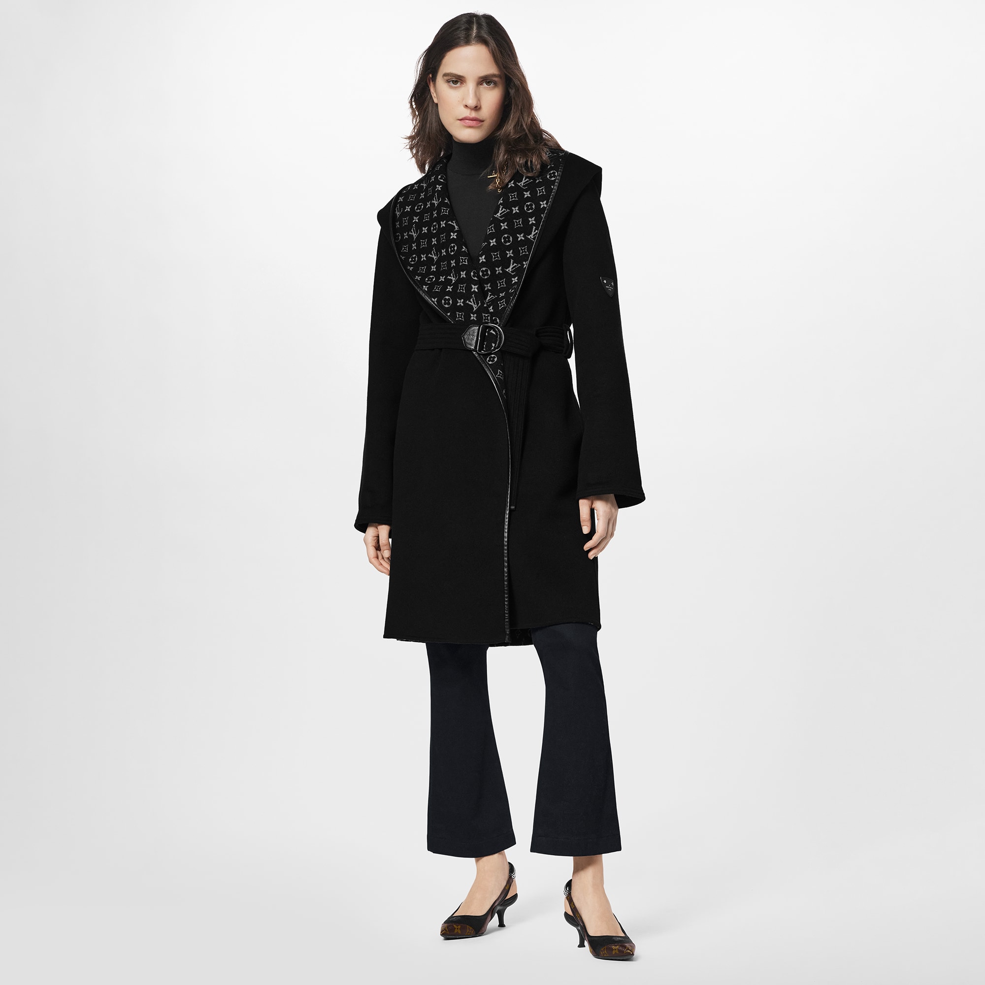 Cappotto a vestaglia con cappuccio  Donna Abbigliamento Cappotti e Giacche | LOUIS VUITTON (Zoom prodotto)