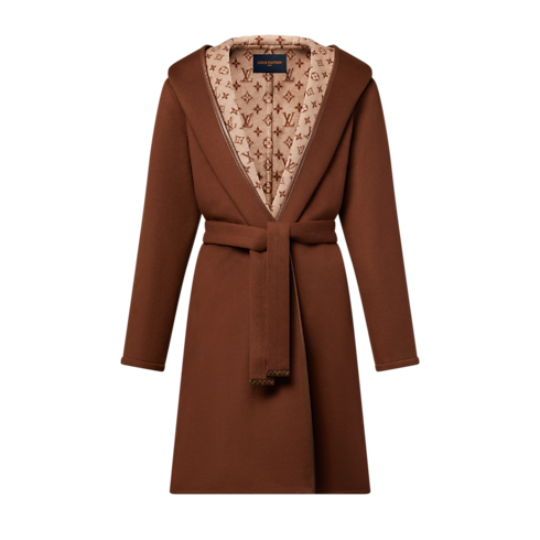 Cappotto a vestaglia con cappuccio e dettagli iconici Donna Abbigliamento Cappotti e Giacche | LOUIS VUITTON (Zoom prodotto)