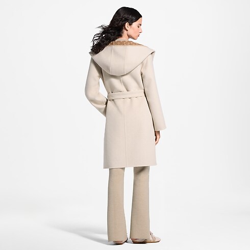 Cappotto a vestaglia reversibile con cappuccio e dettagli iconici Donna Abbigliamento Cappotti e Giacche | LOUIS VUITTON (Zoom prodotto)