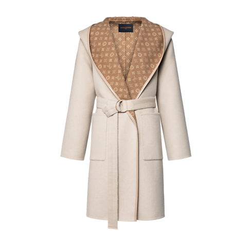 Cappotto a vestaglia reversibile con cappuccio e dettagli iconici Donna Abbigliamento Cappotti e Giacche | LOUIS VUITTON (Zoom prodotto)