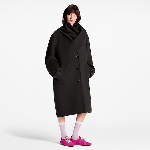 Cappotto con colletto amovibile Donna Abbigliamento Cappotti e Giacche | LOUIS VUITTON (Zoom prodotto)