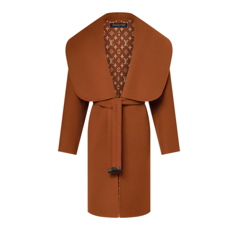 Cappotto con colletto oversize Donna Abbigliamento Cappotti e Giacche | LOUIS VUITTON (Zoom prodotto)