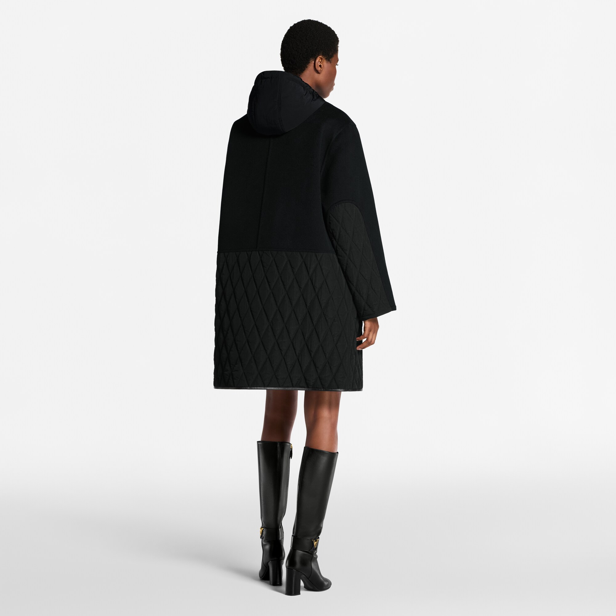Cappotto con dettagli trapuntati  Donna Abbigliamento Cappotti e Giacche | LOUIS VUITTON (Zoom prodotto)