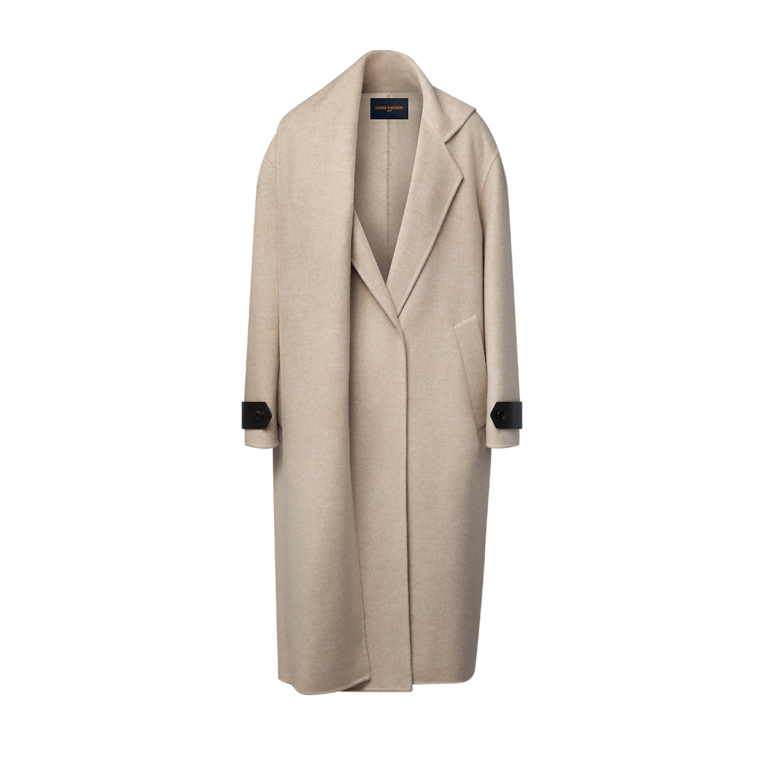 50+ capi e accessori essenziali per l'inverno 2026 158 louis vuitton cappotto con sciarpa integrata FUCO31B24144 PM2 Front%20view