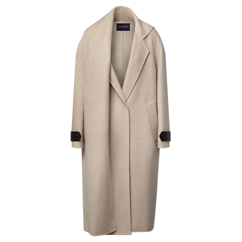 Cappotto con sciarpa integrata Donna Abbigliamento Cappotti e Giacche | LOUIS VUITTON (Zoom prodotto)
