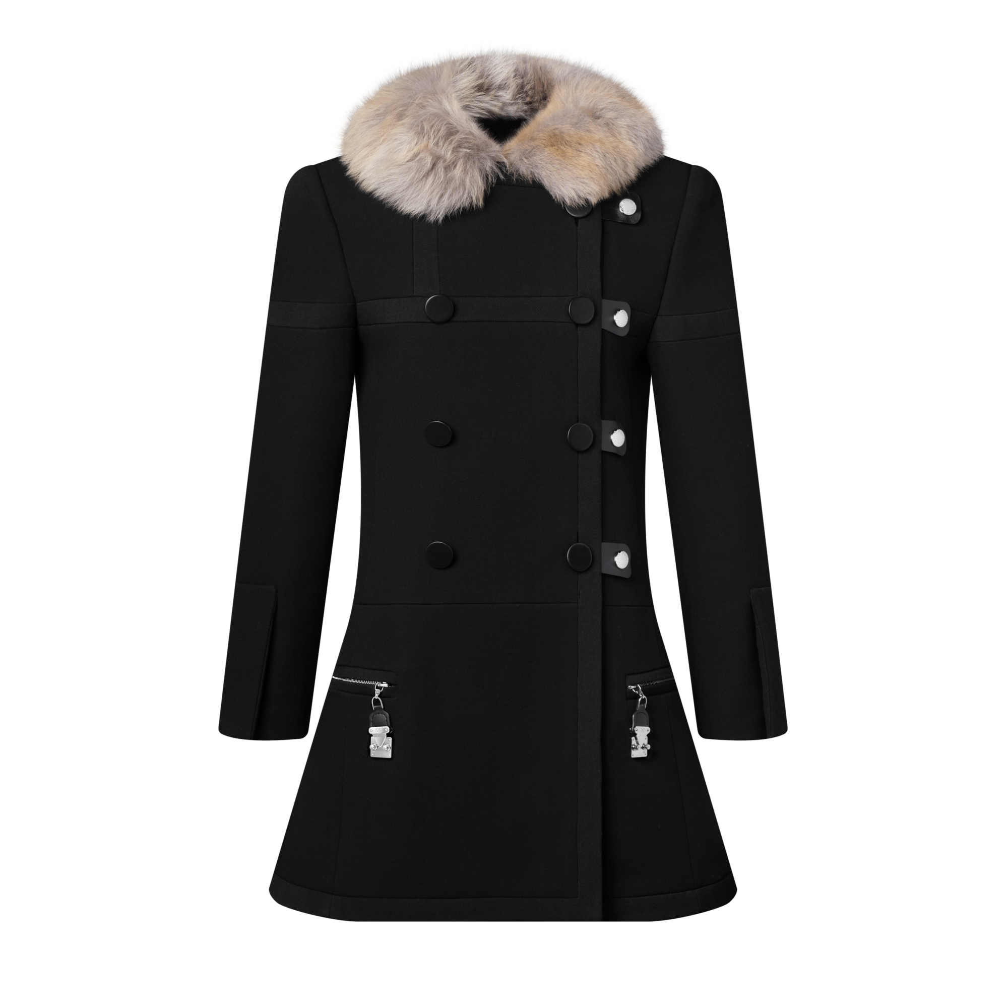 Cappotto con tasca S-lock  Donna Abbigliamento Cappotti e Giacche | LOUIS VUITTON (Zoom prodotto)