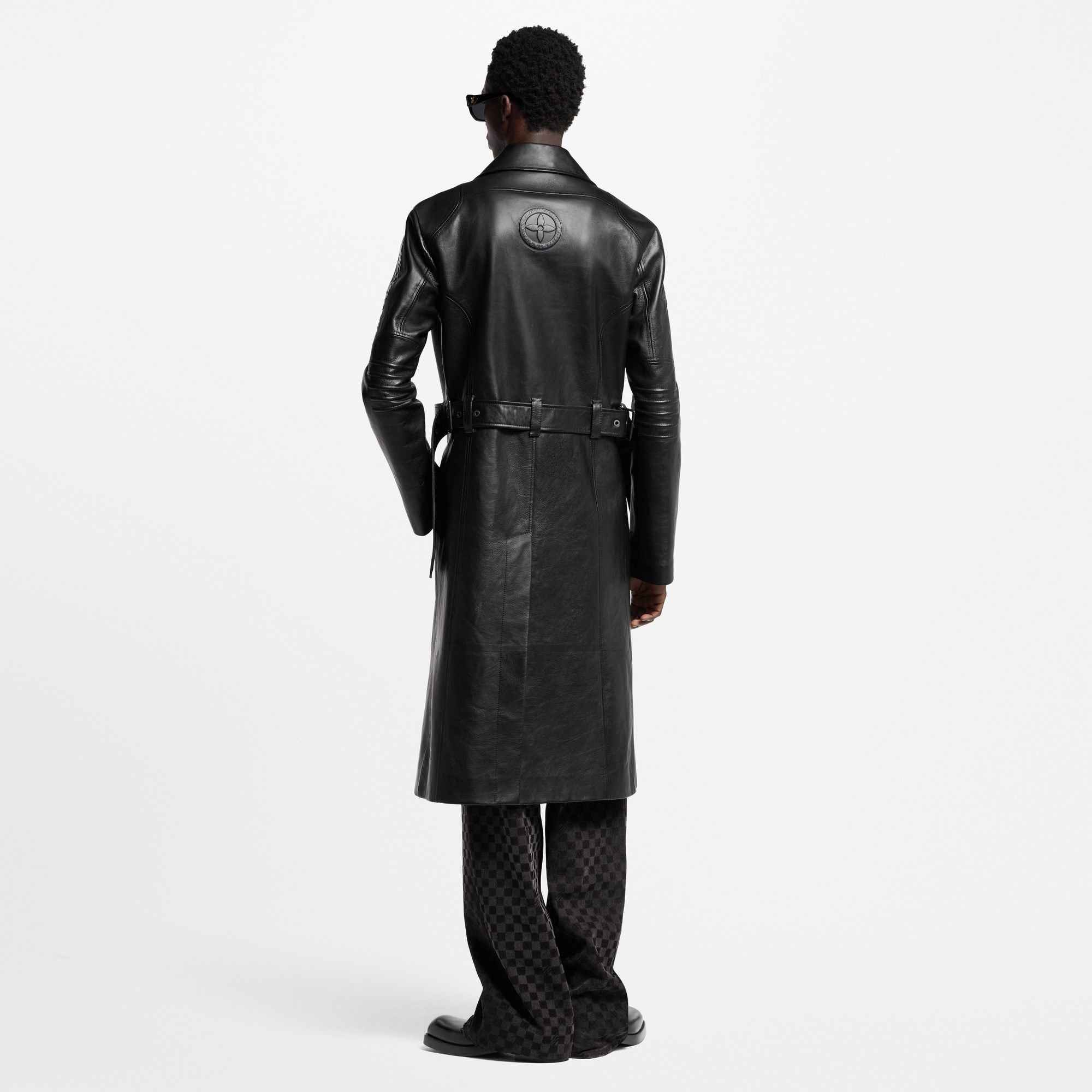 Cappotto doppio petto in pelle  Uomo Abbigliamento Capispalla e Cappotti | LOUIS VUITTON (Zoom prodotto)