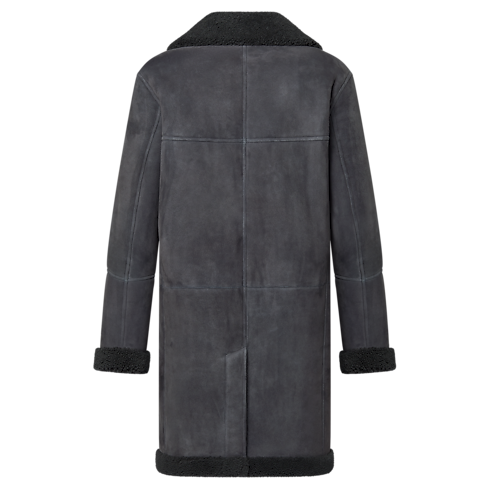 Cappotto doppiopetto in shearling Uomo Abbigliamento Capispalla e Cappotti | LOUIS VUITTON (Zoom prodotto)