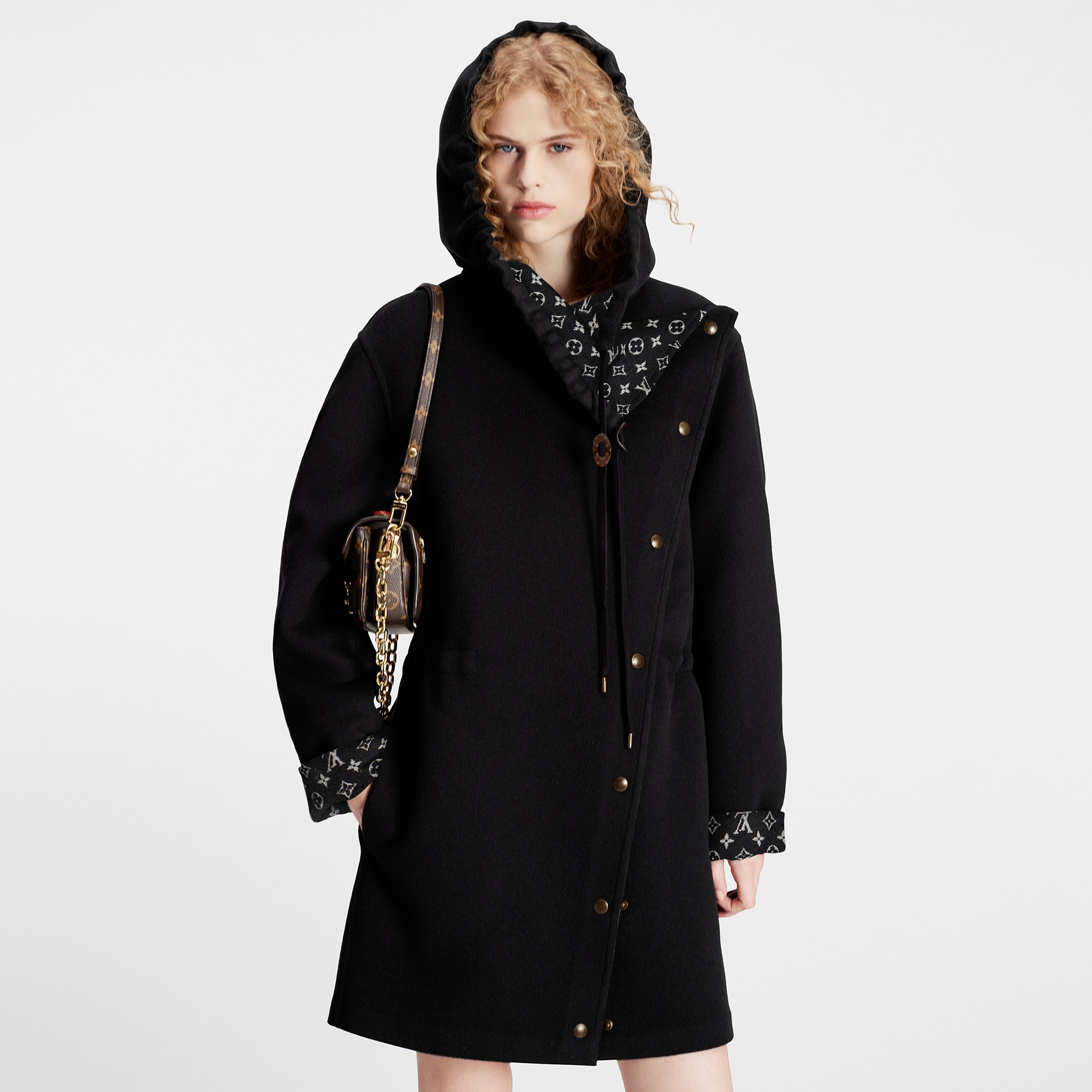 Cappotto double face asimmetrico  Uomo Discontinued Product Obs 7 | LOUIS VUITTON (Zoom prodotto)