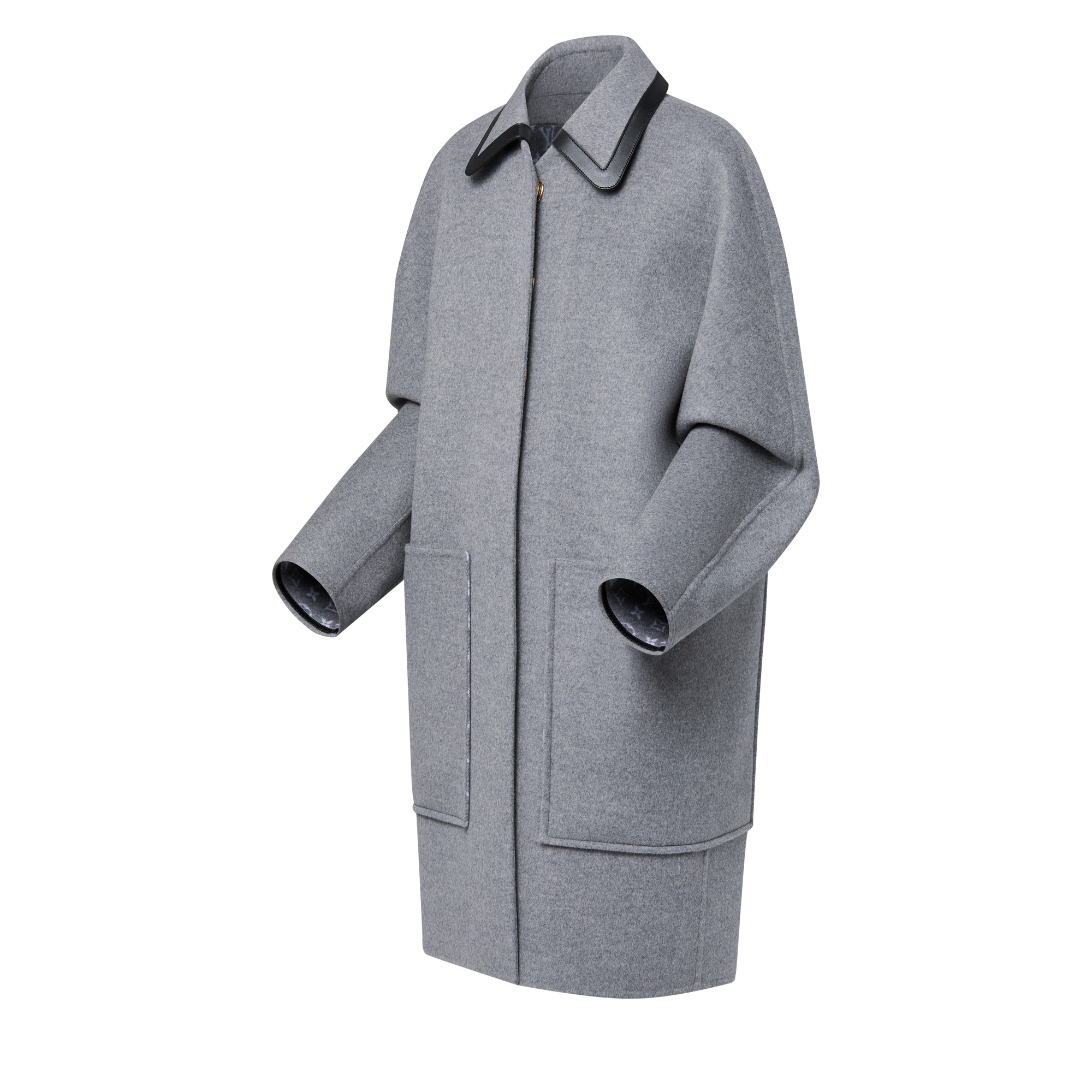 Cappotto double face con collo amovibile  Donna Abbigliamento Cappotti e Giacche | LOUIS VUITTON (Zoom prodotto)