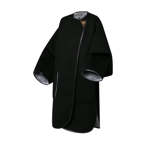 Cappotto double face con dettaglio Donna Abbigliamento Cappotti e Giacche | LOUIS VUITTON (Zoom prodotto)