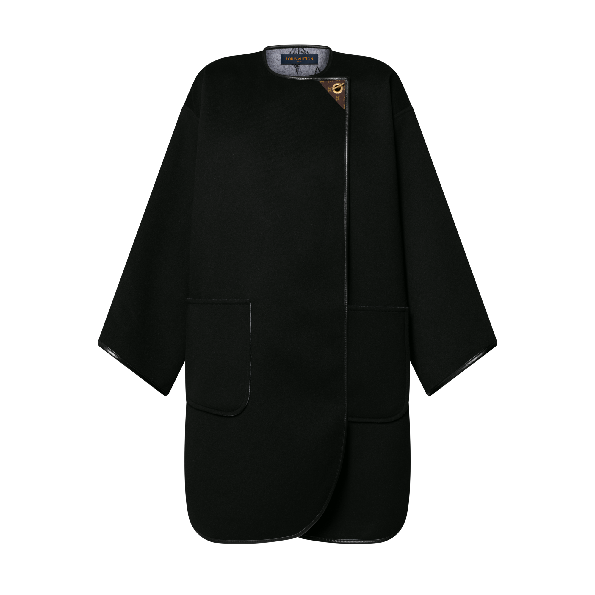 Cappotto double face con dettaglio  Donna Abbigliamento Cappotti e Giacche | LOUIS VUITTON (Zoom prodotto)