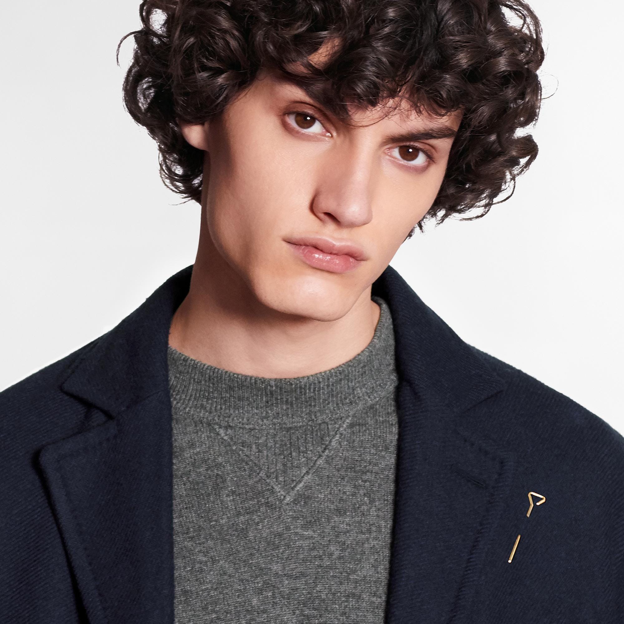 Cappotto double face con motivo Monogram  Uomo Discontinued Product Obs 12 | LOUIS VUITTON (Zoom prodotto)