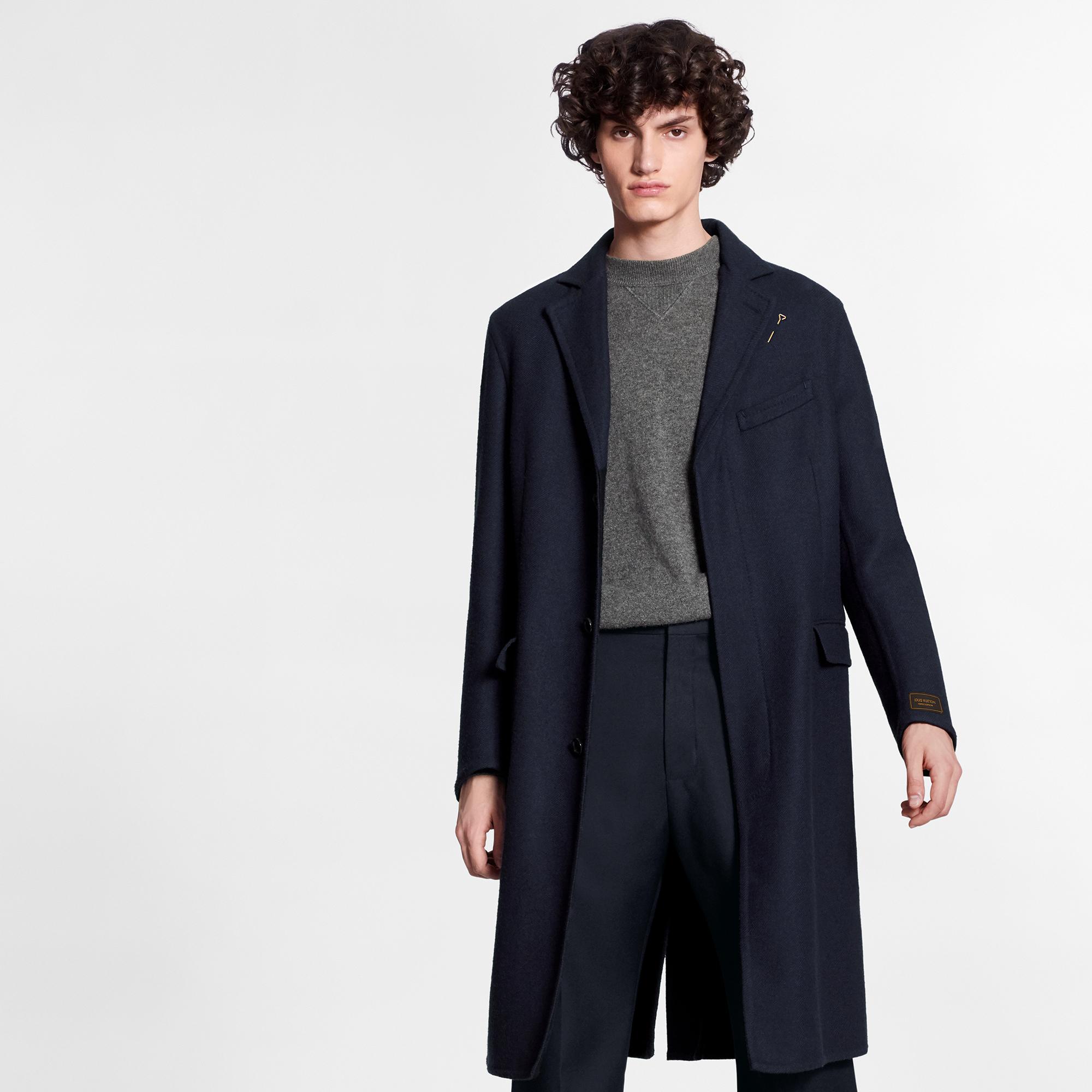 Cappotto double face con motivo Monogram  Uomo Discontinued Product Obs 12 | LOUIS VUITTON (Zoom prodotto)