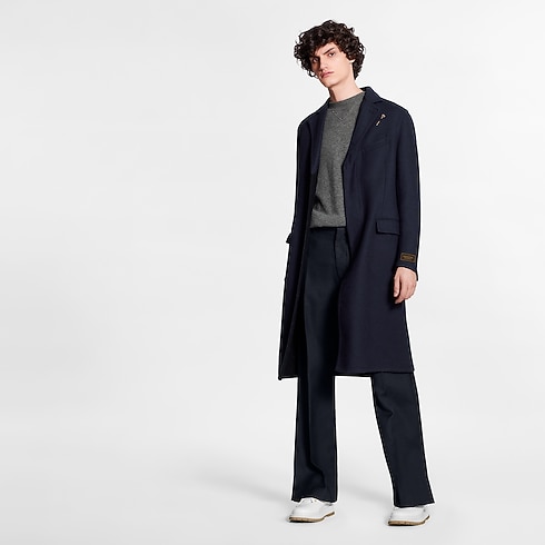 Cappotto double face con motivo Monogram Uomo Discontinued Product Obs 12 | LOUIS VUITTON (Zoom prodotto)