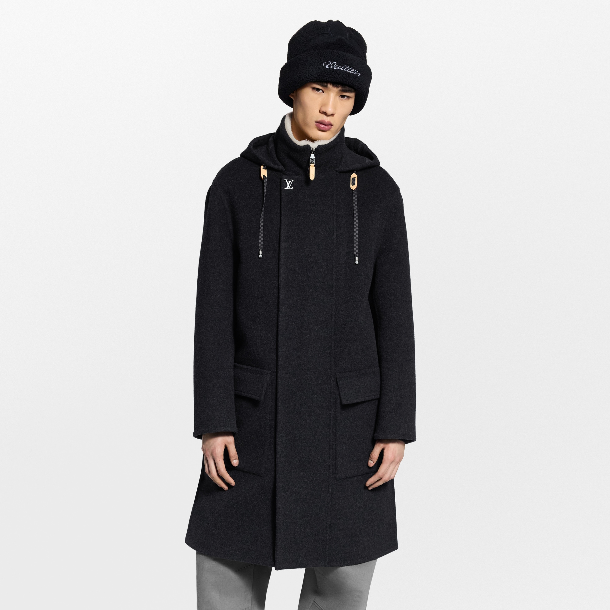 Cappotto double face in misto cachemire e seta  Uomo Abbigliamento Capispalla e Cappotti | LOUIS VUITTON (Zoom prodotto)