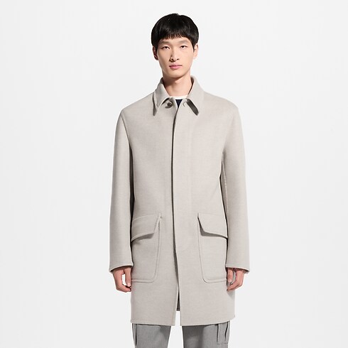 Cappotto in cachemire double face Uomo Abbigliamento Capispalla e Cappotti | LOUIS VUITTON (Zoom prodotto)