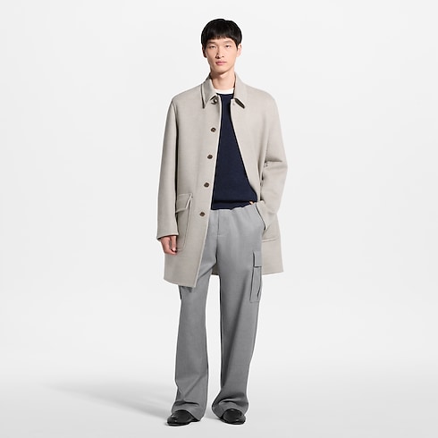 Cappotto in cachemire double face Uomo Abbigliamento Capispalla e Cappotti | LOUIS VUITTON (Zoom prodotto)