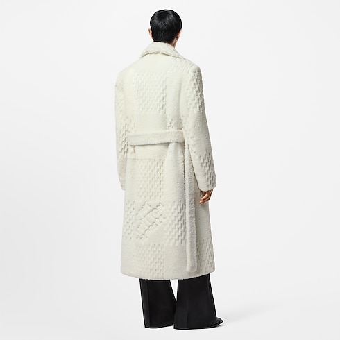 Cappotto in shearling con cintura - Realizzato su ordinazione Uomo Abbigliamento Capispalla e Cappotti | LOUIS VUITTON (Zoom prodotto)