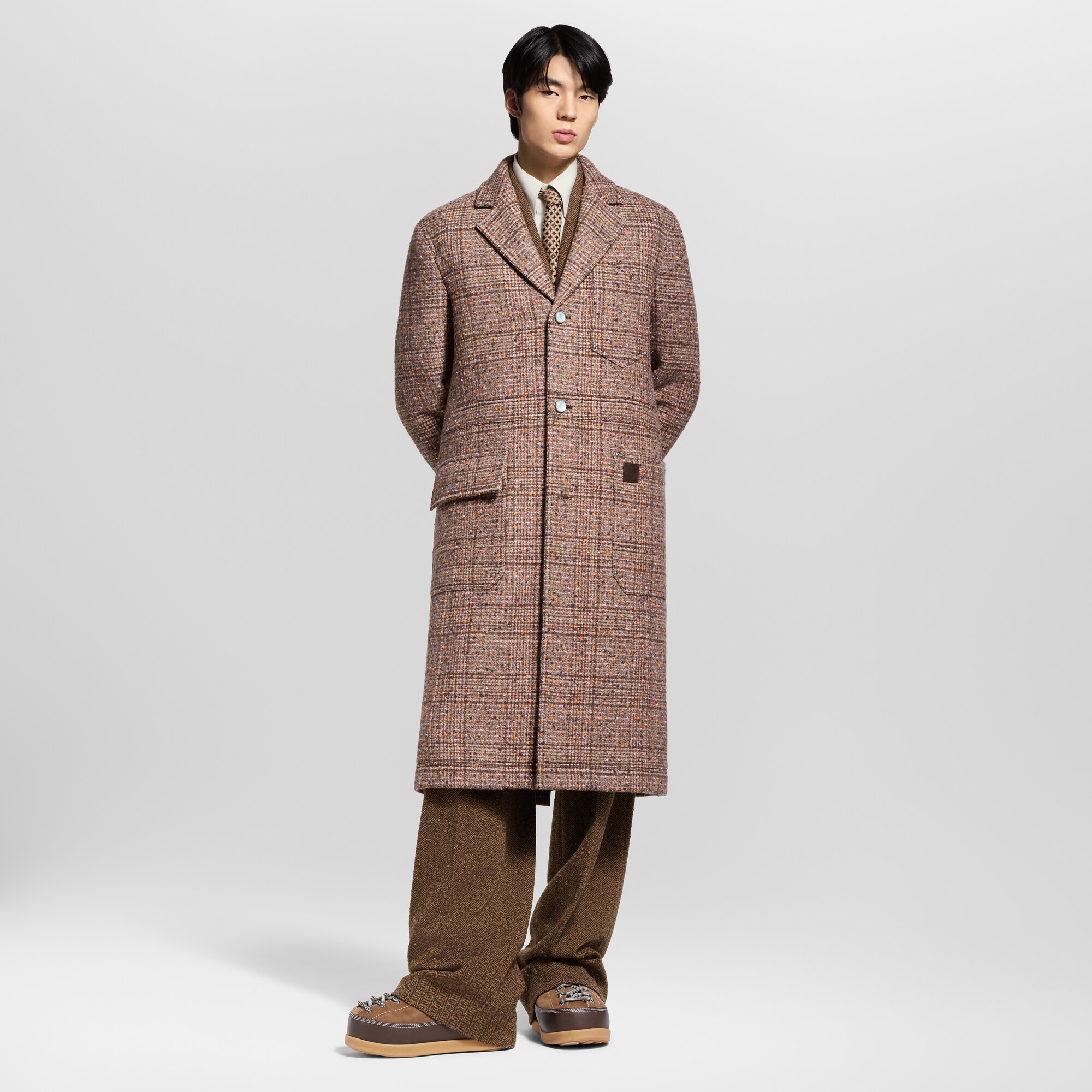 Cappotto sartoriale monopetto in stile workwear  Uomo Abbigliamento Capispalla e Cappotti | LOUIS VUITTON (Zoom prodotto)