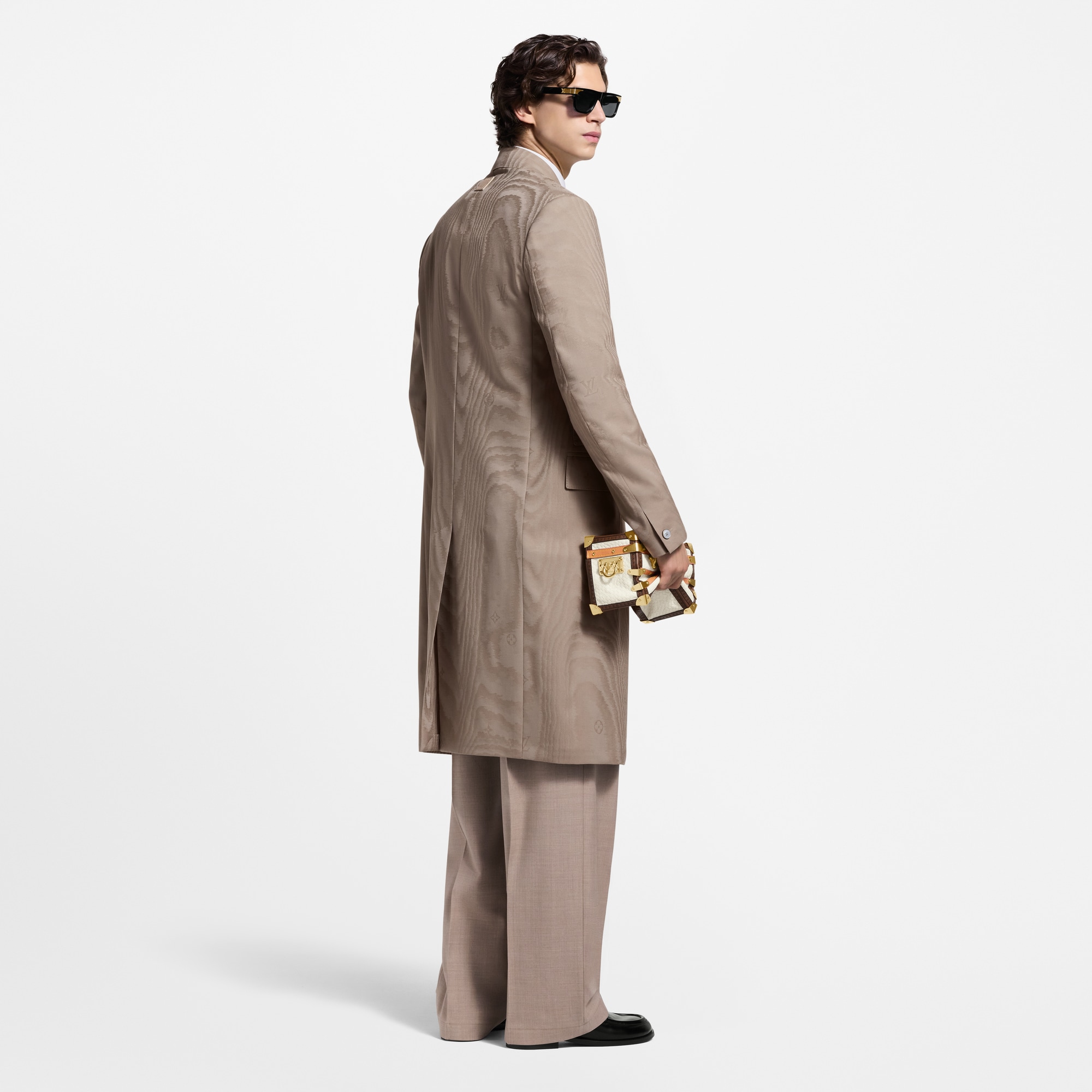 Cappotto sfoderato in trama jacquard  Uomo Abbigliamento Capispalla e Cappotti | LOUIS VUITTON (Zoom prodotto)