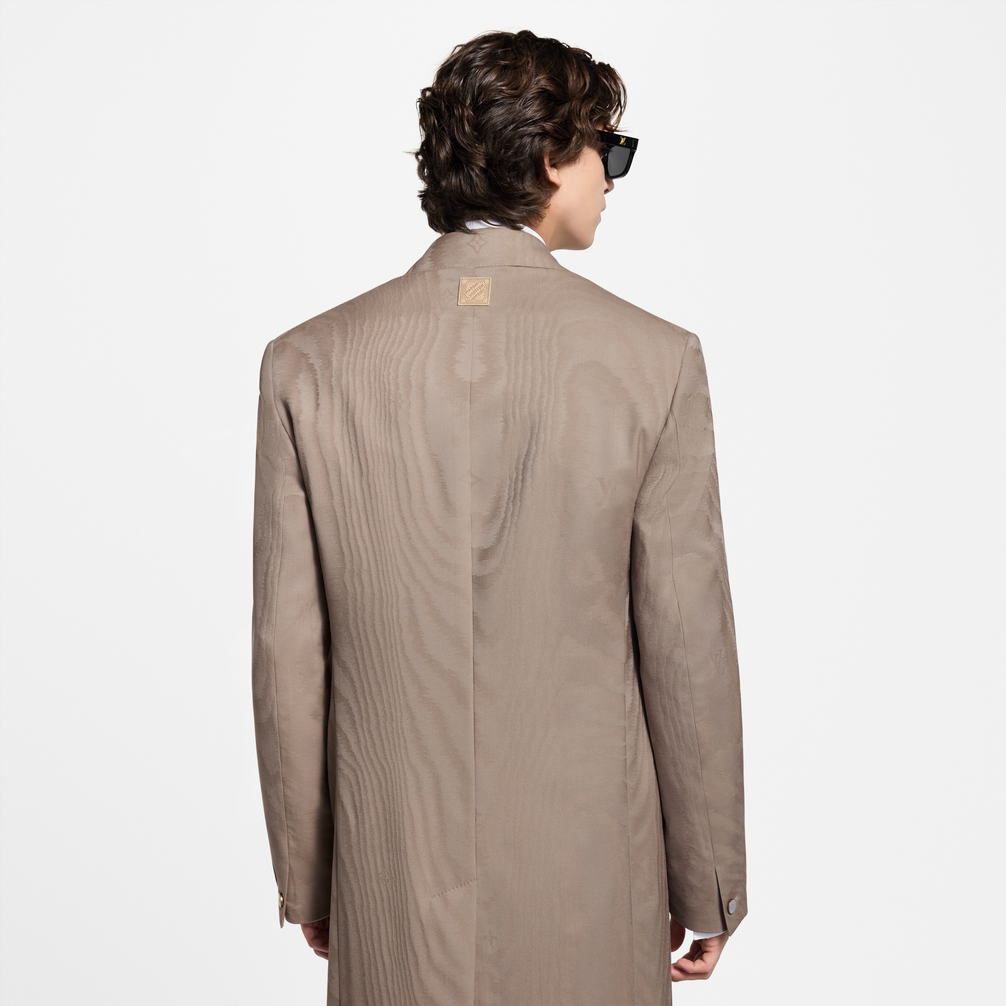 Cappotto sfoderato in trama jacquard  Uomo Abbigliamento Capispalla e Cappotti | LOUIS VUITTON (Zoom prodotto)