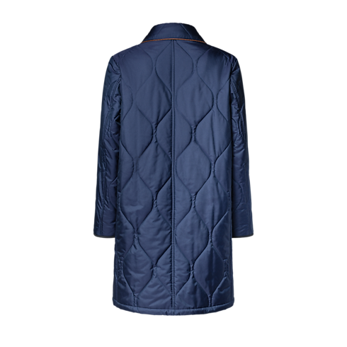 Cappotto trapuntato in stile workwear back view