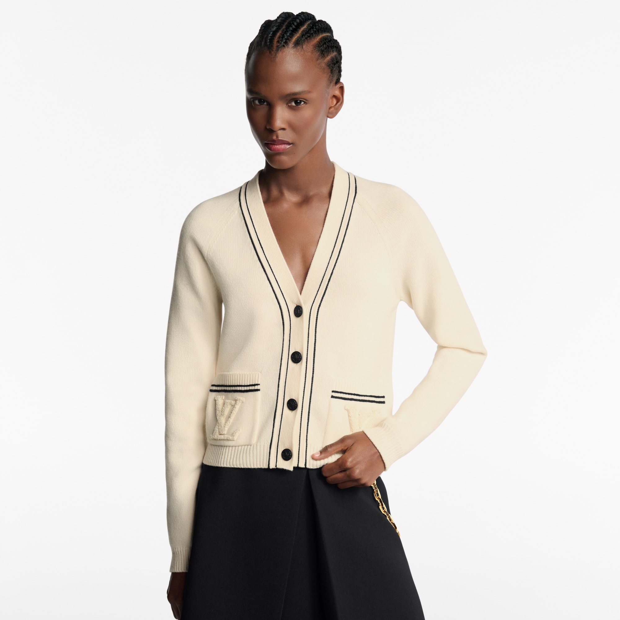 Cardigan a righe  Donna Abbigliamento Maglieria | LOUIS VUITTON (Zoom prodotto)