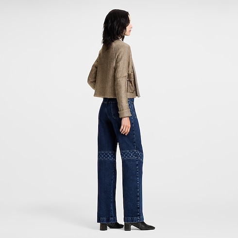 Cardigan boxy in maglia glitterato Donna Abbigliamento Maglieria | LOUIS VUITTON (Zoom prodotto)