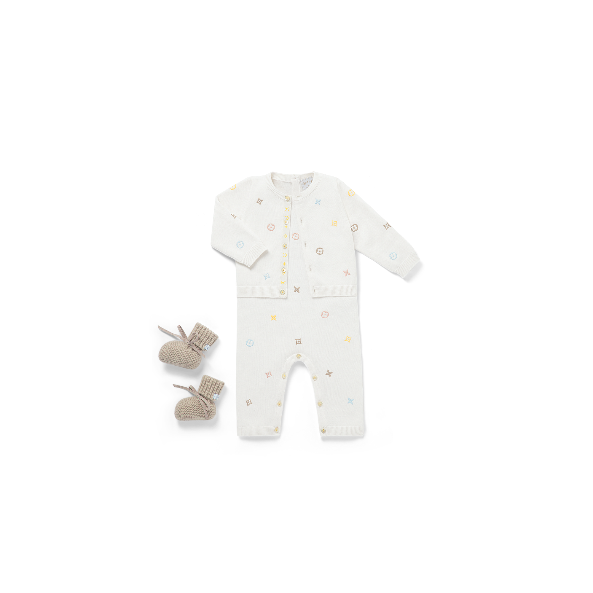 Cardigan con motivo Meli-Melo ricamato S00 Regali Regali per Bambini } | LOUIS VUITTON (Zoom prodotto)