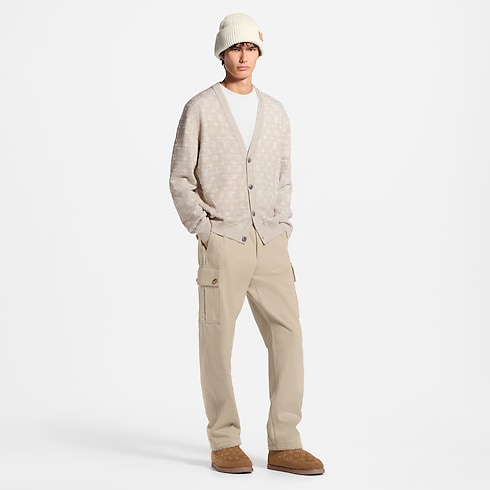 Cardigan con motivo Monogram Uomo Abbigliamento Tutti i Capi di Abbigliamento | LOUIS VUITTON (Zoom prodotto)
